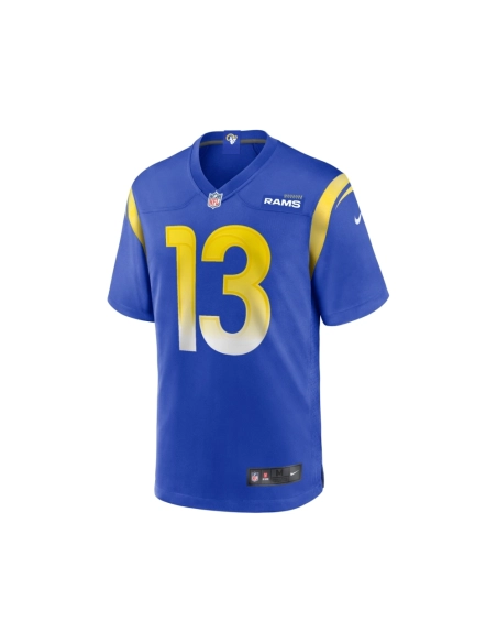 Mens Los Angeles Rams Kurt Warner Royal Game Retired Player Jersey