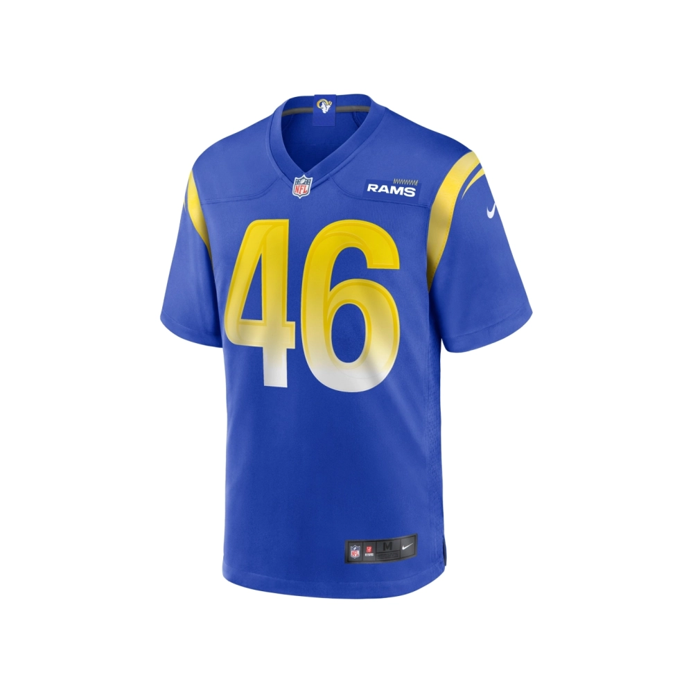 Mens Los Angeles Rams Kenny Logan Jr. Royal Game Jersey