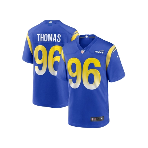Mens Los Angeles Rams Keir Thomas Royal Game Player Jersey