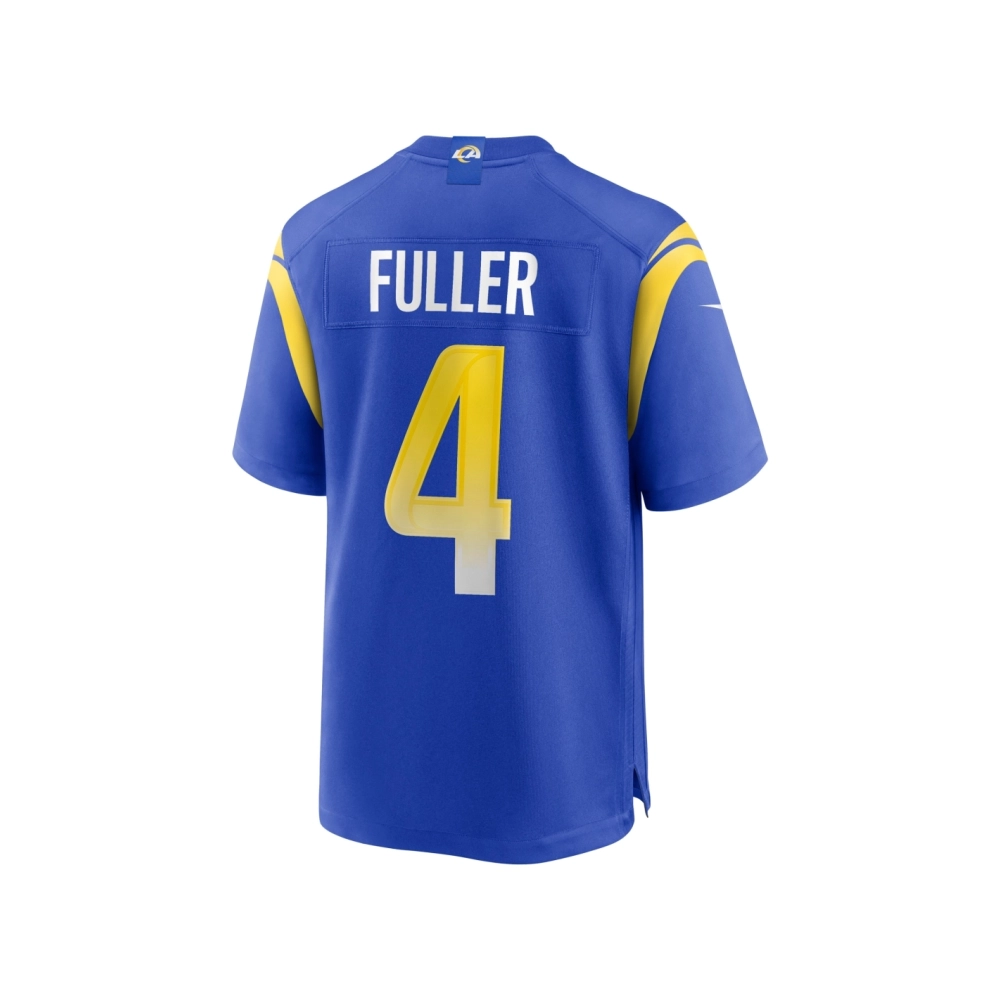 Mens Los Angeles Rams Jordan Fuller Royal Game Player Jersey