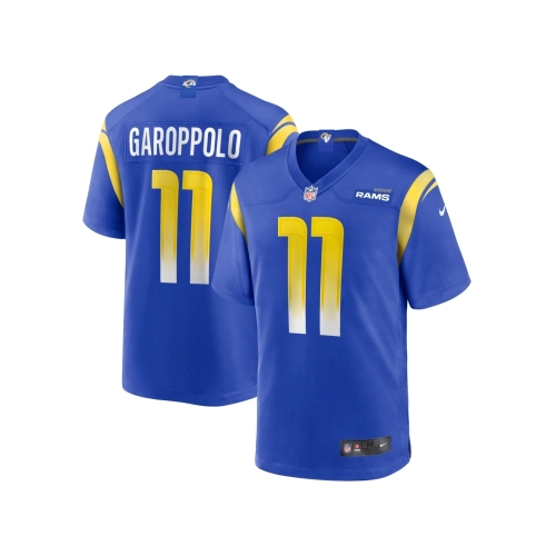 Mens Los Angeles Rams Jimmy Garoppolo Royal Game Jersey