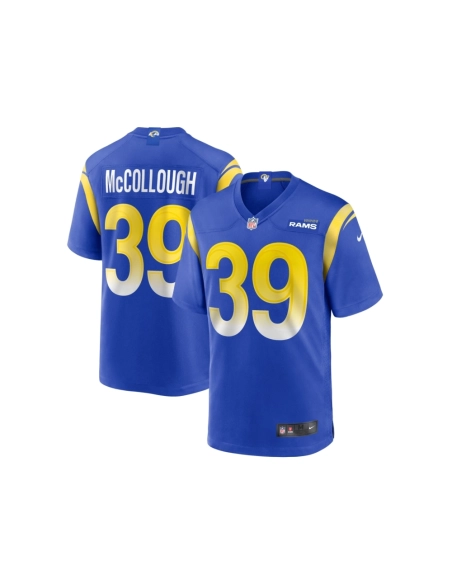 Mens Los Angeles Rams Jaylen McCollough Royal Game Jersey