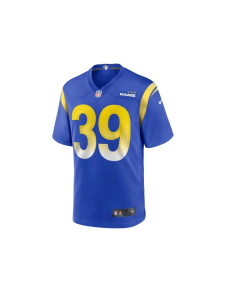 Mens Los Angeles Rams Jaylen McCollough Royal Game Jersey