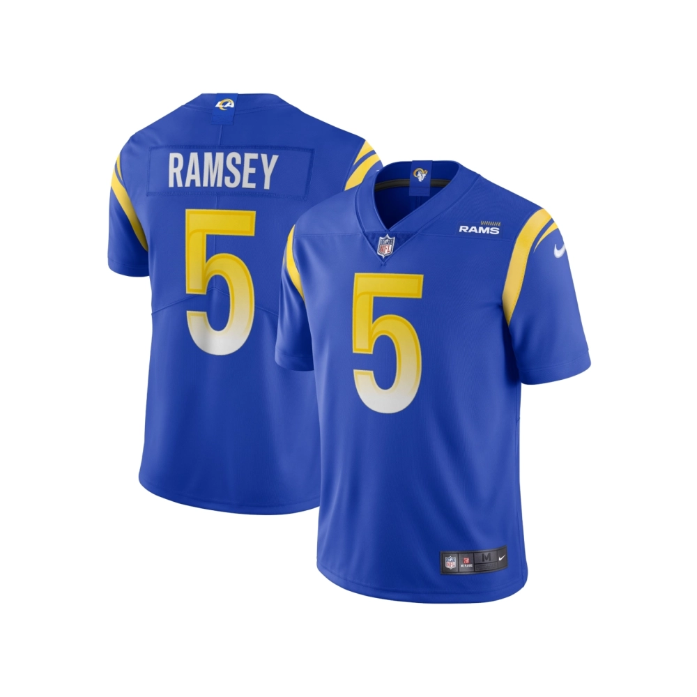 Mens Los Angeles Rams Jalen Ramsey Royal Team Vapor Limited Jersey