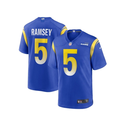 Mens Los Angeles Rams Jalen Ramsey Royal Player Game Jersey