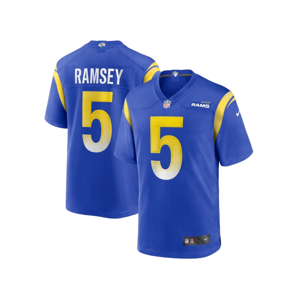 Mens Los Angeles Rams Jalen Ramsey Royal Player Game Jersey