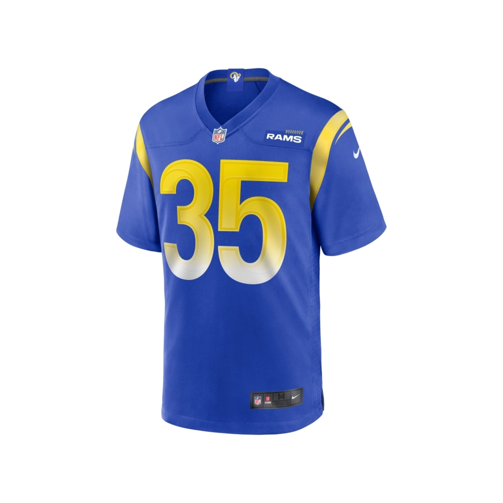 Mens Los Angeles Rams Jake Hummel Royal Game Player Jersey