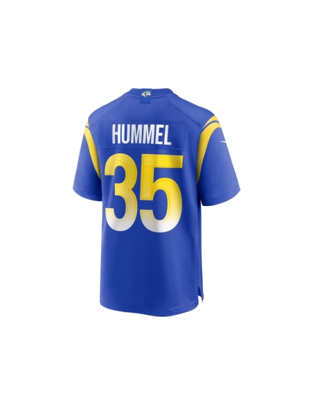 Mens Los Angeles Rams Jake Hummel Royal Game Player Jersey