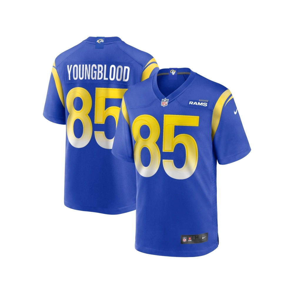 Mens Los Angeles Rams Jack Youngblood Royal Game Retired Player Jersey