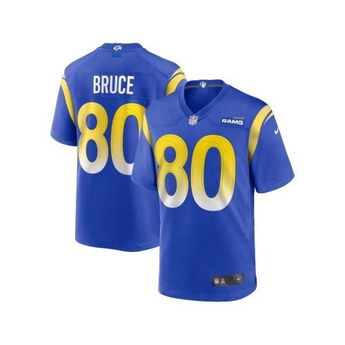 Mens Los Angeles Rams Isaac Bruce Royal Game Retired Player Jersey