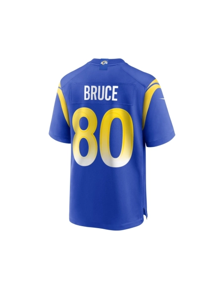 Mens Los Angeles Rams Isaac Bruce Royal Game Retired Player Jersey