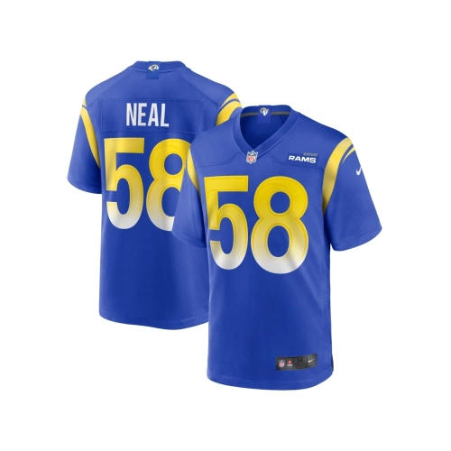 Mens Los Angeles Rams Eli Neal Royal Game Jersey