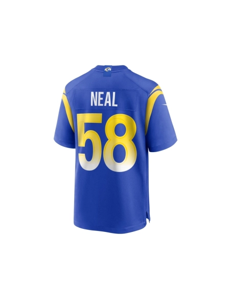 Mens Los Angeles Rams Eli Neal Royal Game Jersey