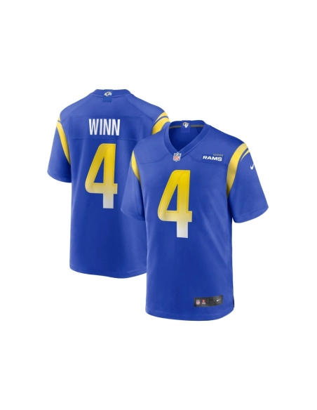 Mens Los Angeles Rams Dresser Winn Royal Team Game Jersey