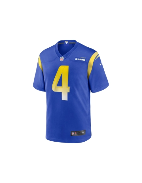 Mens Los Angeles Rams Dresser Winn Royal Team Game Jersey
