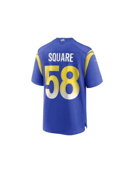 Mens Los Angeles Rams DeAndre Square Royal Game Jersey