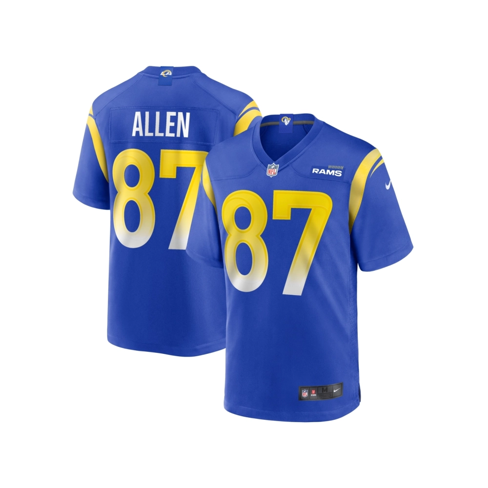 Mens Los Angeles Rams Davis Allen Royal Home Game Jersey