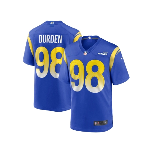 Mens Los Angeles Rams Cory Durden Royal Game Jersey
