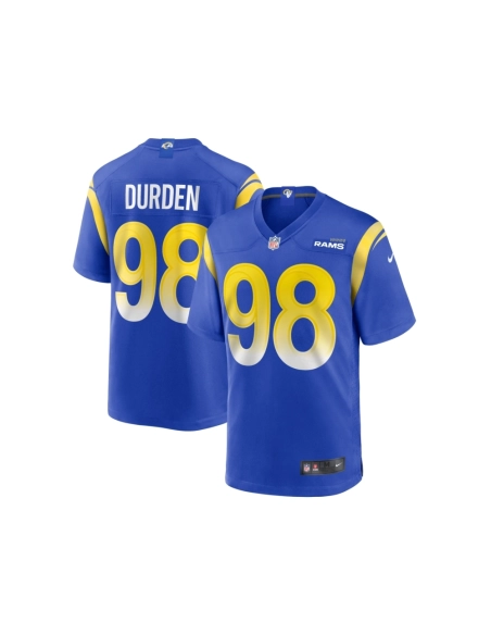 Mens Los Angeles Rams Cory Durden Royal Game Jersey
