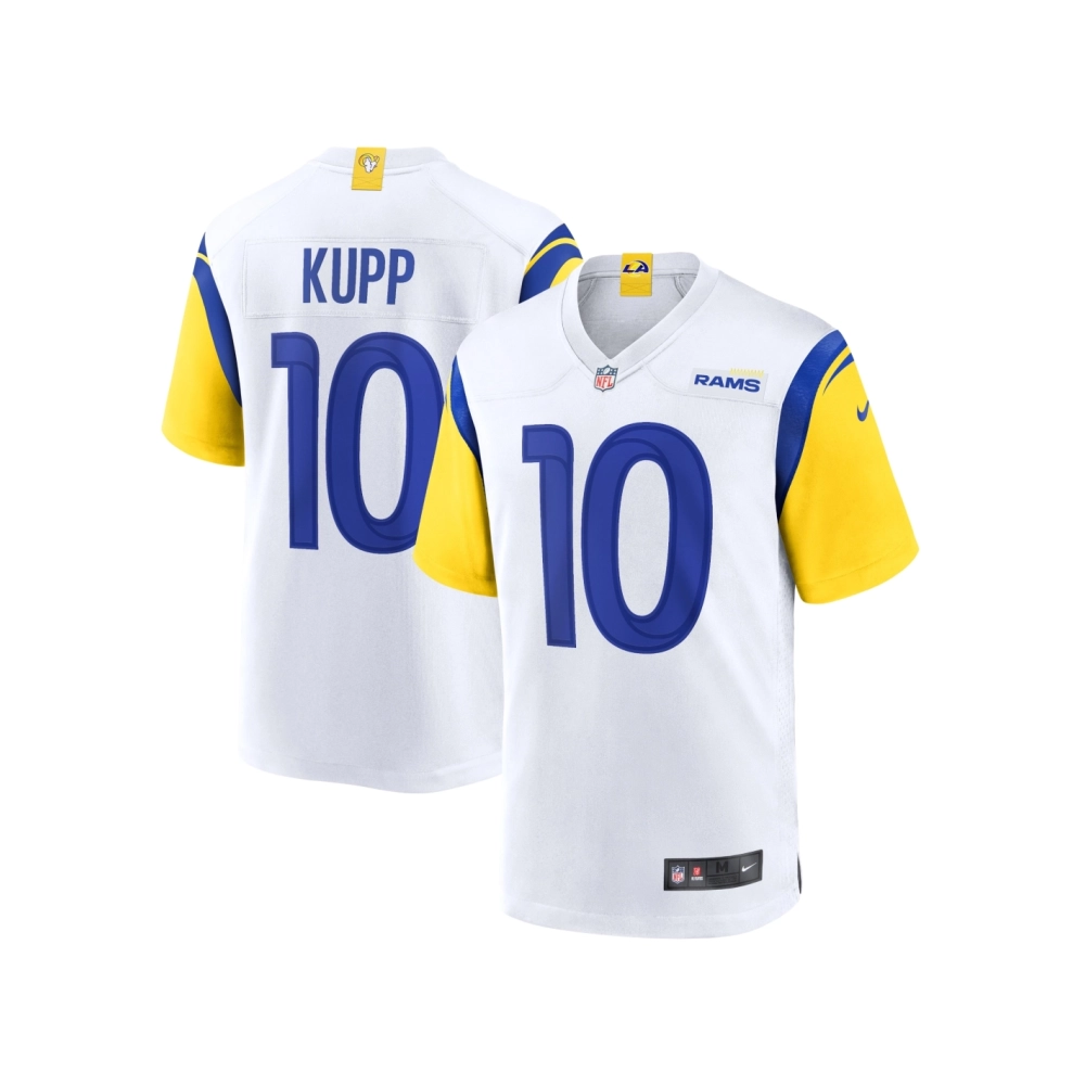 Mens Los Angeles Rams Cooper Kupp White Alternate Game Jersey