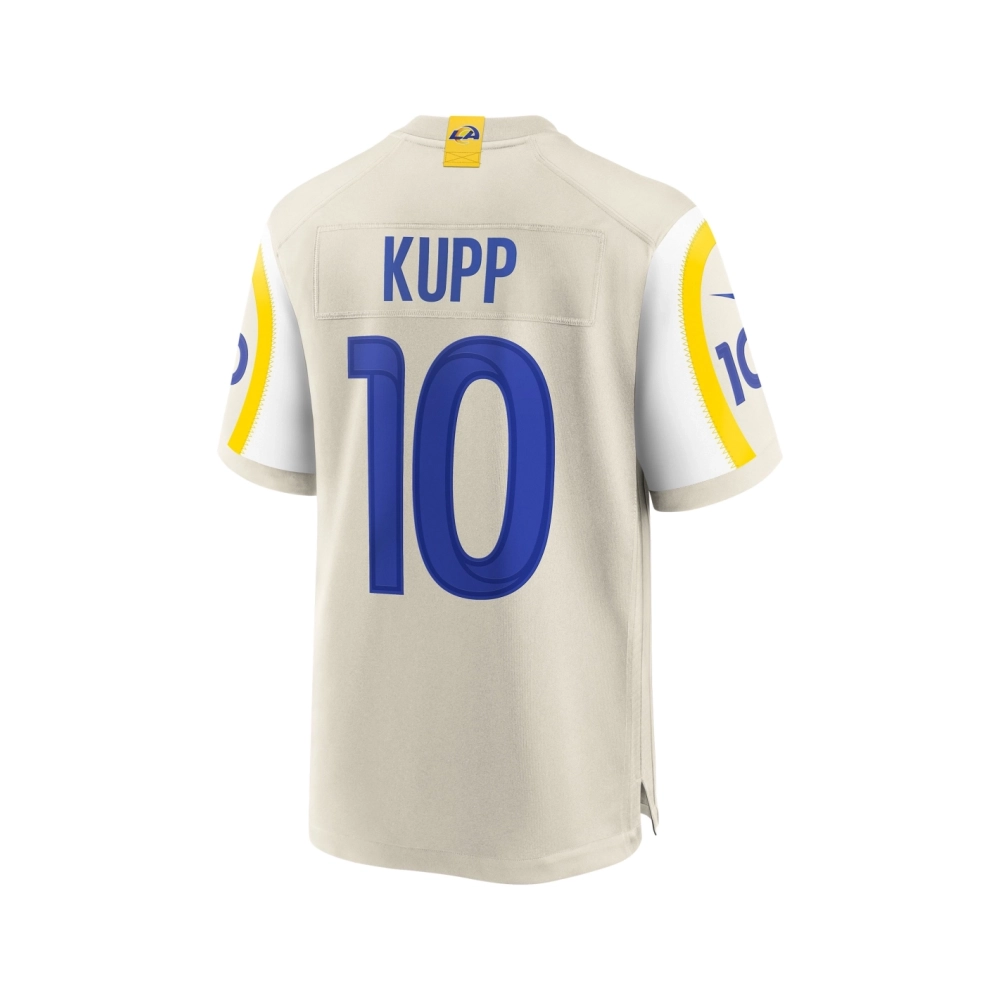 Mens Los Angeles Rams Cooper Kupp Bone Player Game Jersey