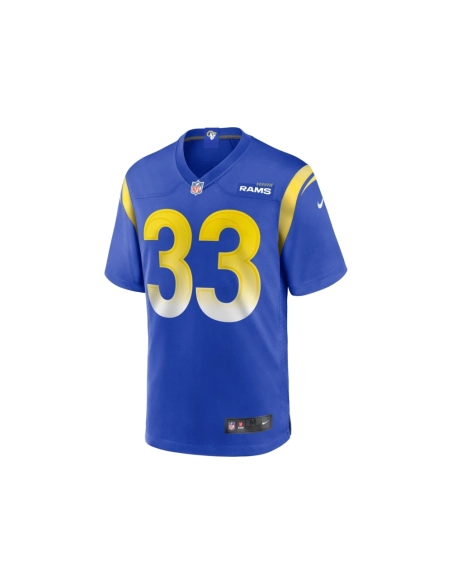 Mens Los Angeles Rams Cam Lampkin Royal Game Jersey