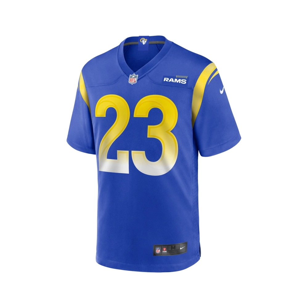 Mens Los Angeles Rams Cam Akers Royal Game Player Jersey
