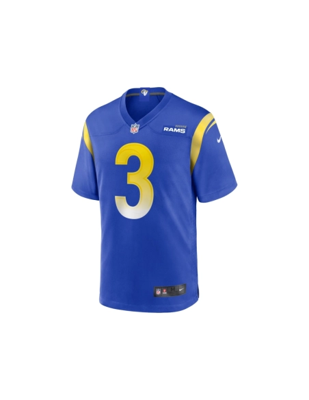 Mens Los Angeles Rams Cam Akers Royal Game Jersey