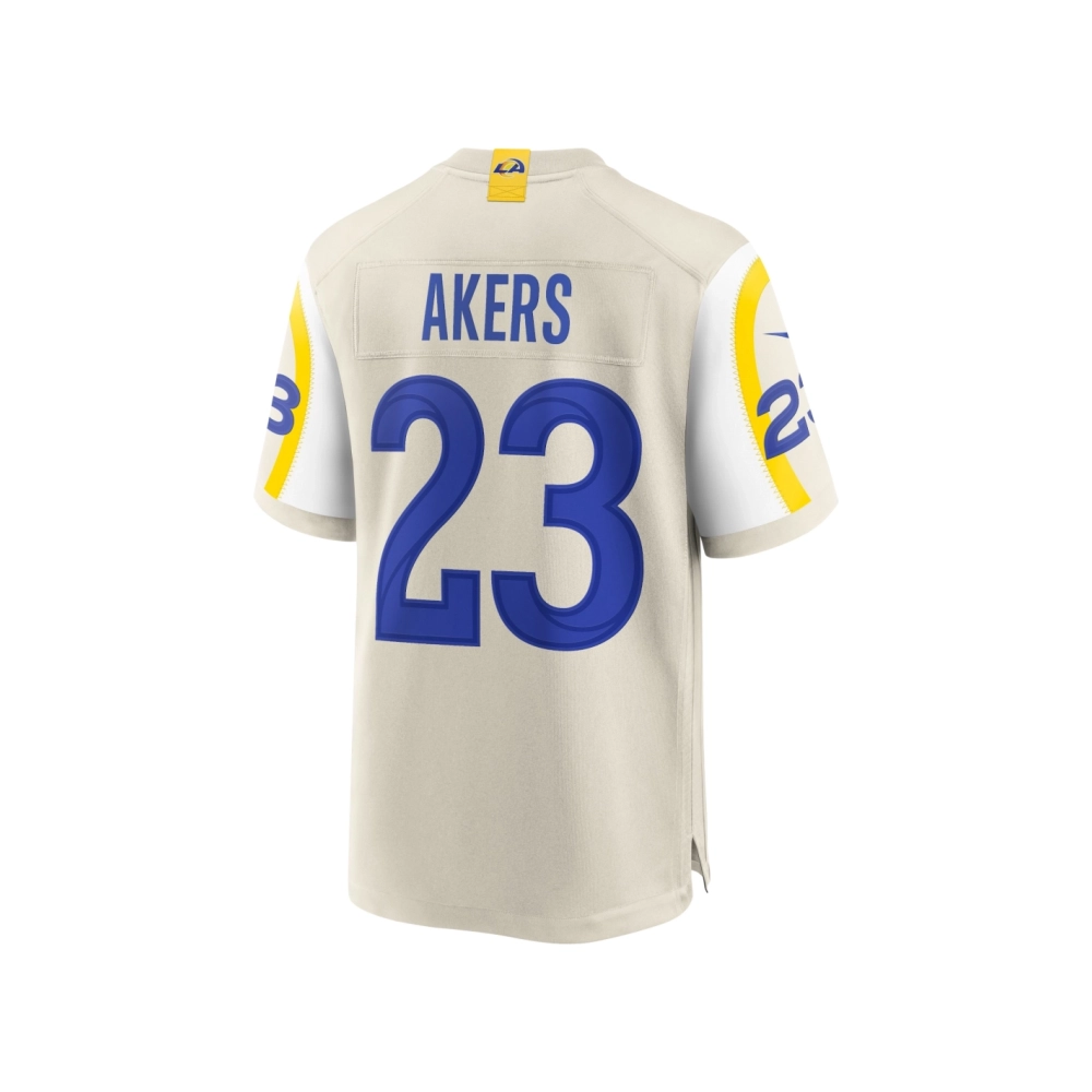 Mens Los Angeles Rams Cam Akers Bone Game Jersey