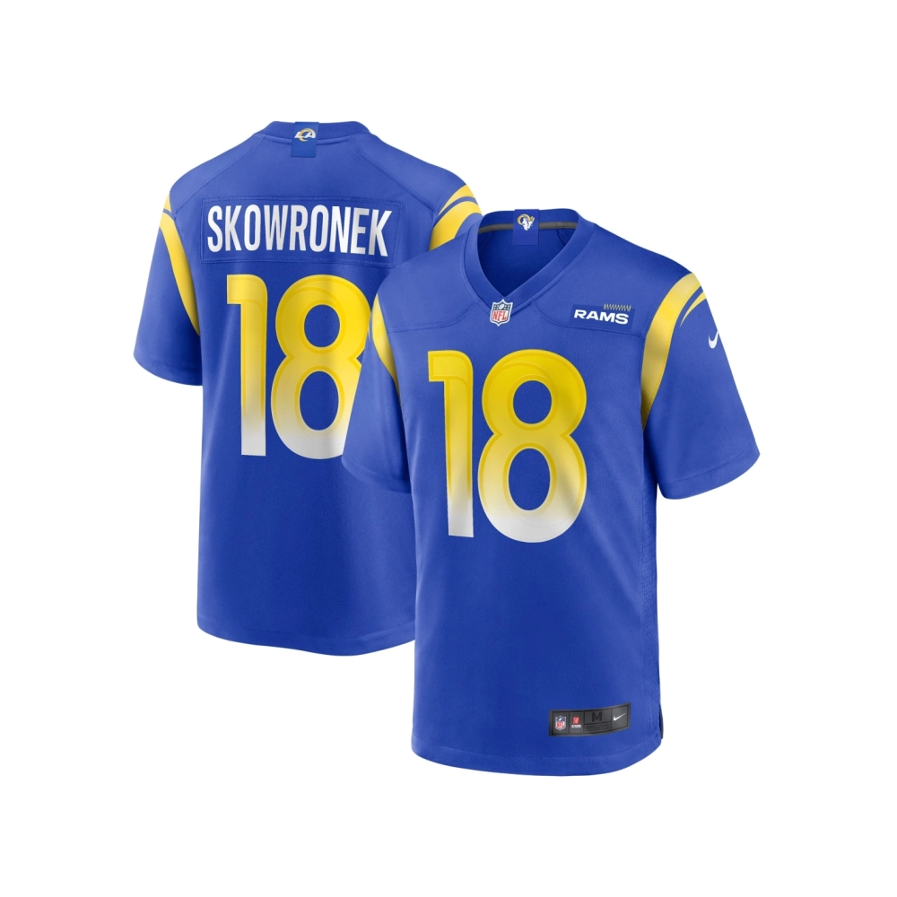 Mens Los Angeles Rams Ben Skowronek Royal Game Jersey