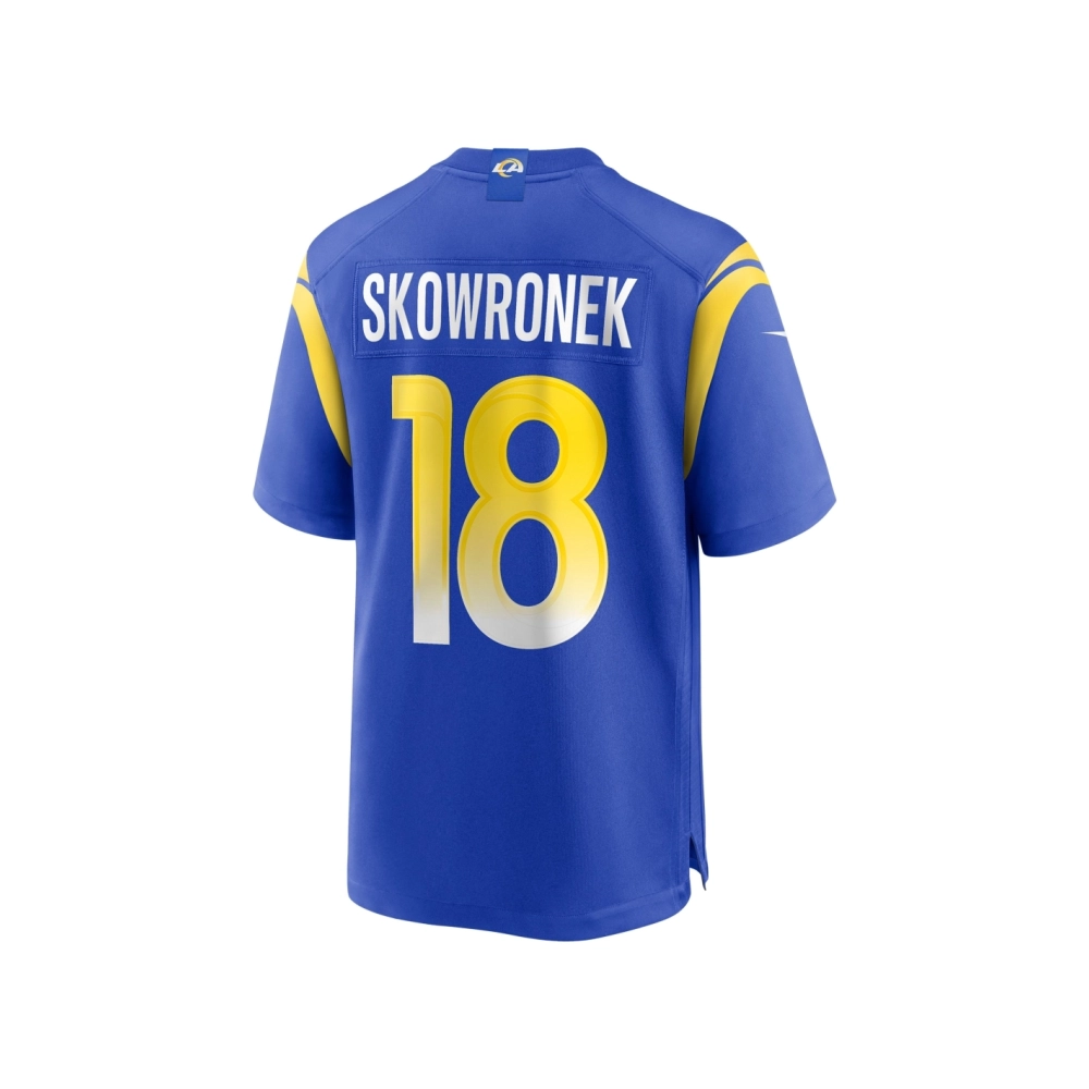 Mens Los Angeles Rams Ben Skowronek Royal Game Jersey