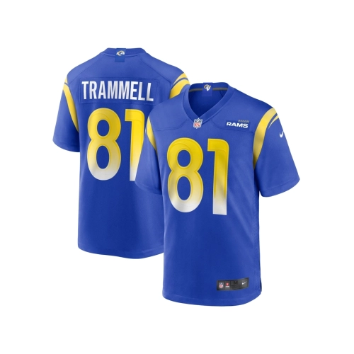 Mens Los Angeles Rams Austin Trammell Royal Game Player Jersey