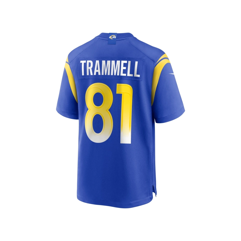 Mens Los Angeles Rams Austin Trammell Royal Game Player Jersey