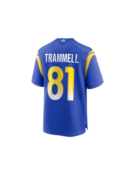 Mens Los Angeles Rams Austin Trammell Royal Game Player Jersey