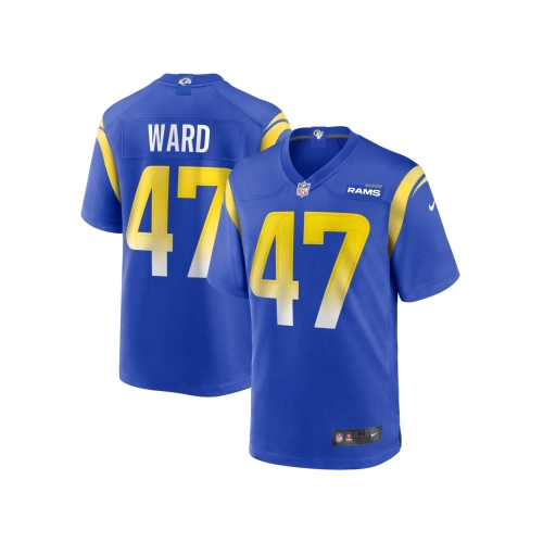 Mens Los Angeles Rams Alex Ward Royal Home Game Jersey