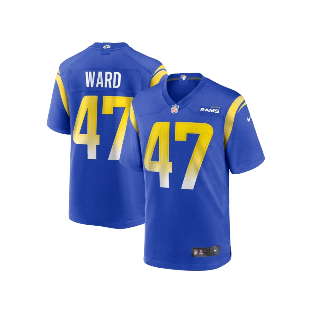 Mens Los Angeles Rams Alex Ward Royal Home Game Jersey