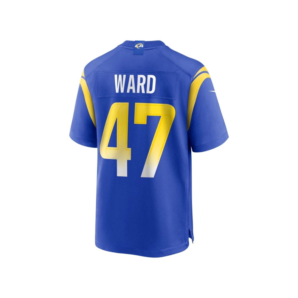 Mens Los Angeles Rams Alex Ward Royal Home Game Jersey