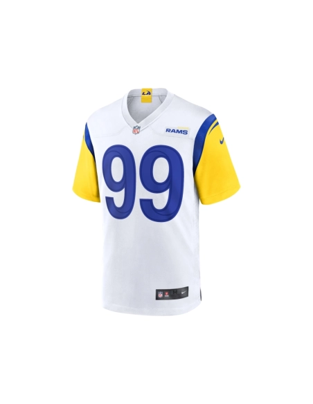 Mens Los Angeles Rams Aaron Donald White Alternate Game Jersey