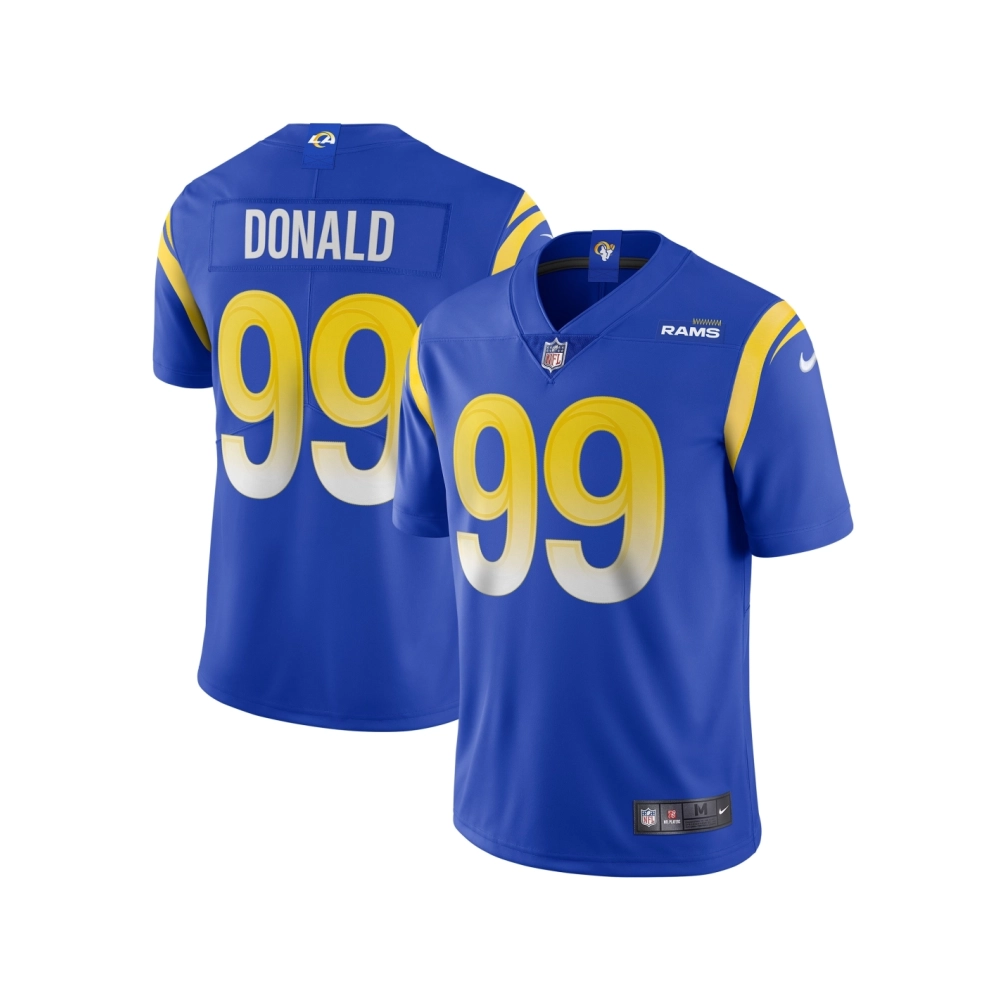 Mens Los Angeles Rams Aaron Donald Royal Vapor Limited Jersey