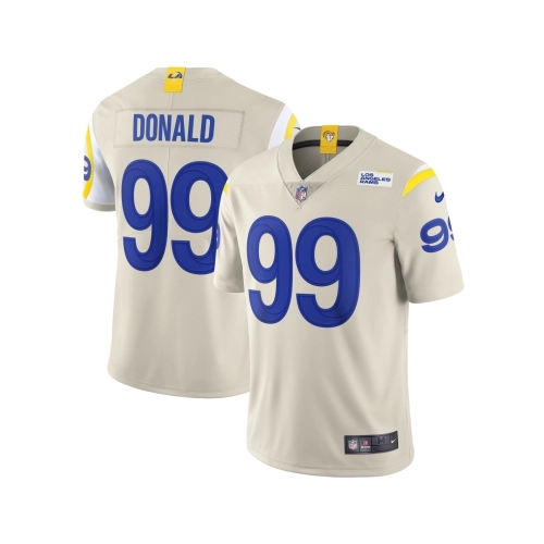 Mens Los Angeles Rams Aaron Donald Bone Vapor Limited Jersey