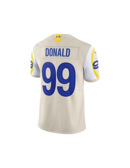 Mens Los Angeles Rams Aaron Donald Bone Vapor Limited Jersey