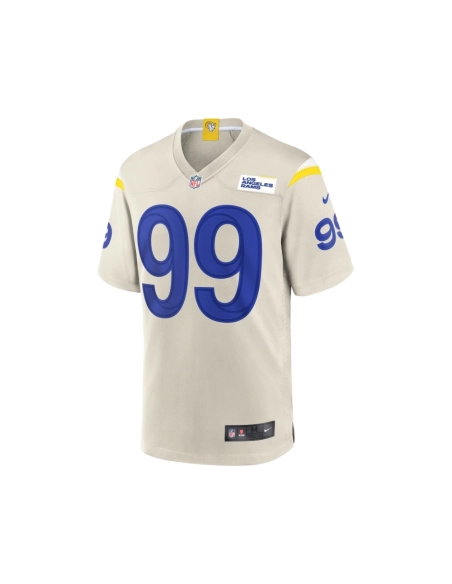 Mens Los Angeles Rams Aaron Donald Bone Player Game Jersey