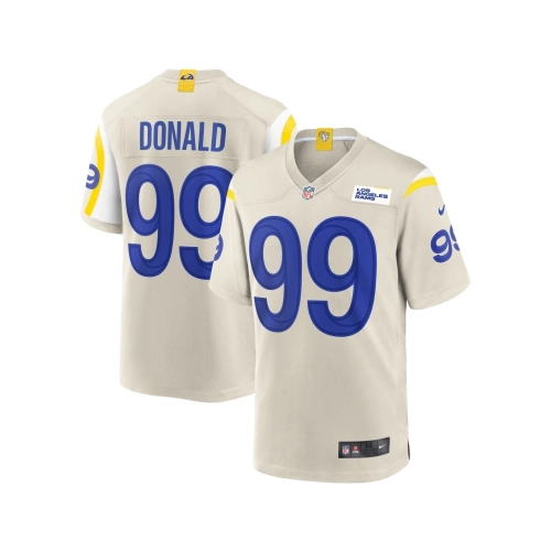 Mens Los Angeles Rams Aaron Donald Bone Game Jersey