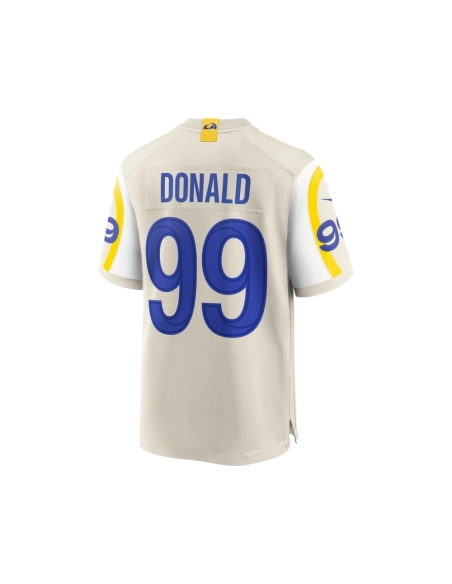 Mens Los Angeles Rams Aaron Donald Bone Game Jersey