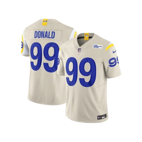 Mens Los Angeles Rams Aaron Donald Bone Alternate Vapor F.U.S.E. Limited Jersey