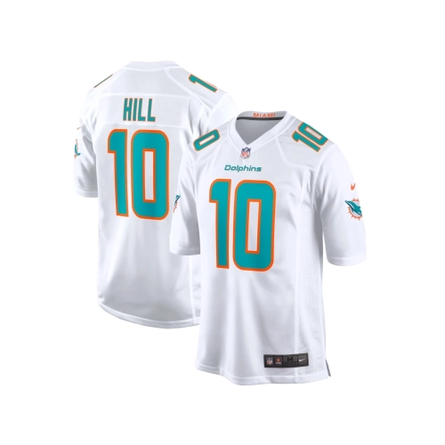Mens Miami Dolphins Tyreek Hill White Game Jersey