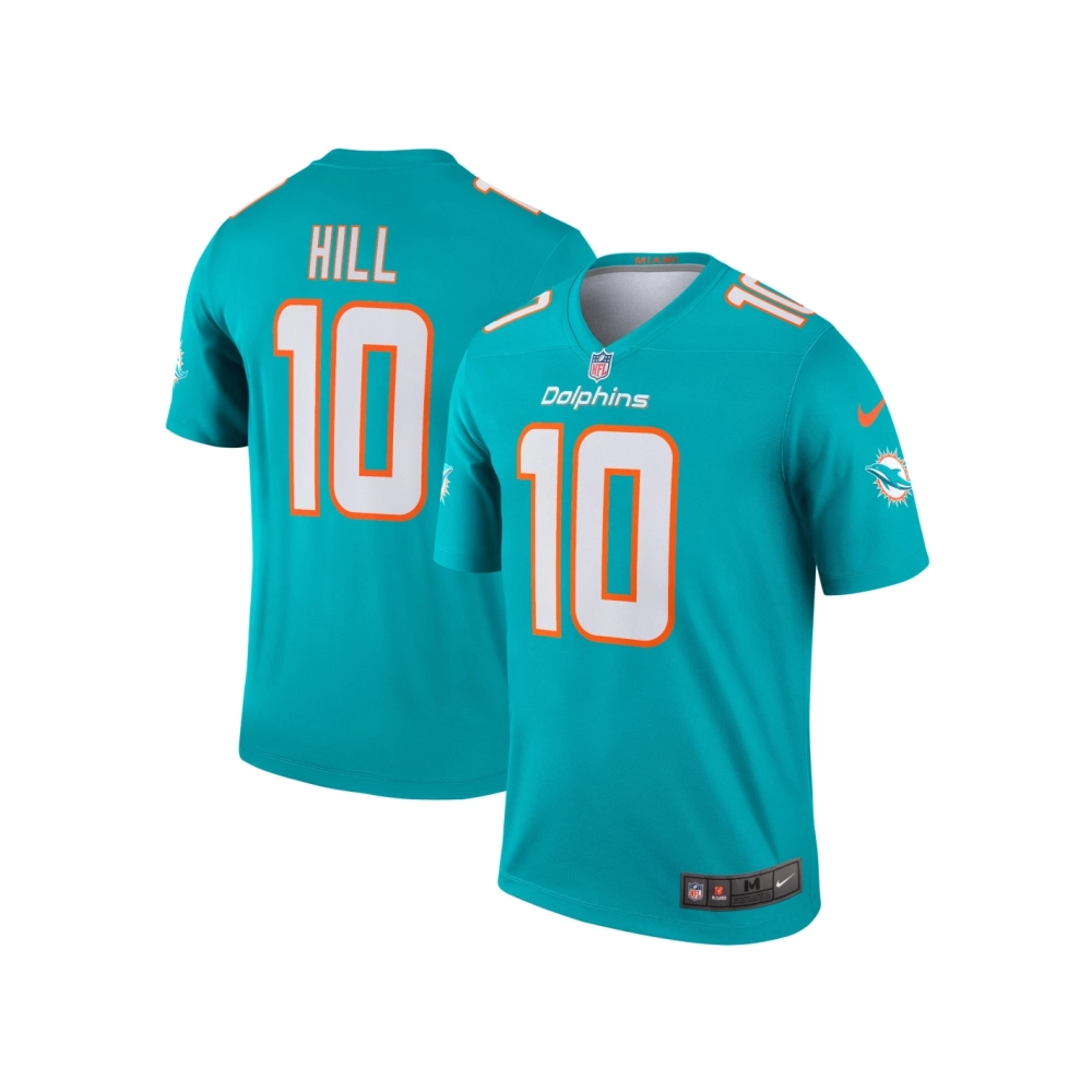 Mens Miami Dolphins Tyreek Hill Aqua Legend Jersey