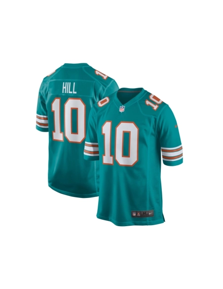 Mens Miami Dolphins Tyreek Hill Aqua Alternate Game Jersey