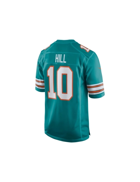 Mens Miami Dolphins Tyreek Hill Aqua Alternate Game Jersey