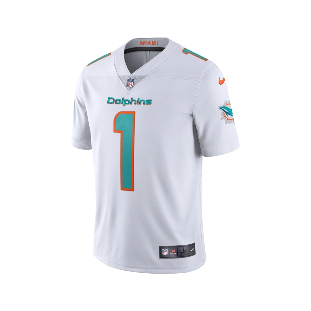 Mens Miami Dolphins Tua Tagovailoa White Vapor Limited Jersey
